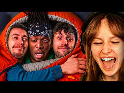 Freya Reacts to SIDEMEN LAST TO FALL ASLEEP CHALLENGE