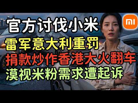 雷军人设彻底崩塌？揭秘小米“诈骗式”营销，捐款5500万被骂惨新华社罕见发声！痛批车企“玩花活”！小米SU7锁单不退？国家终于出手了！#小米#雷军