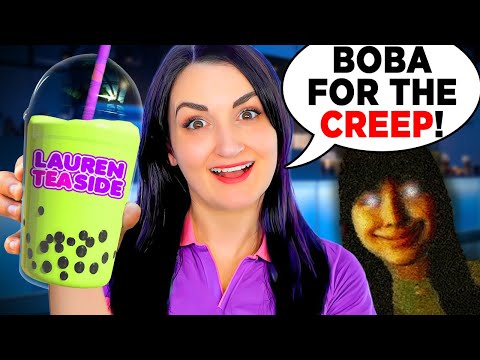 I Tried Working as a Boba Teashop Barista …but A Creepy Stranger Won't Leave Me Alone
