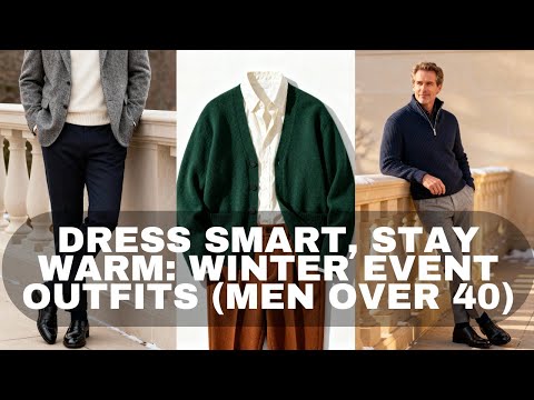 Dress Smart, Stay Warm: Winter Event Outfits (Men Over 40)