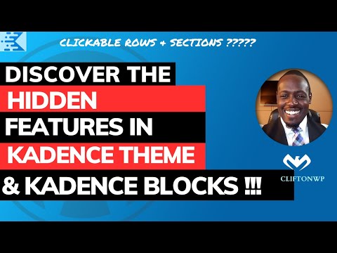 5 Hidden Features! Kadence Theme and Kadence Blocks Hidden Features You'll Want to Know About!