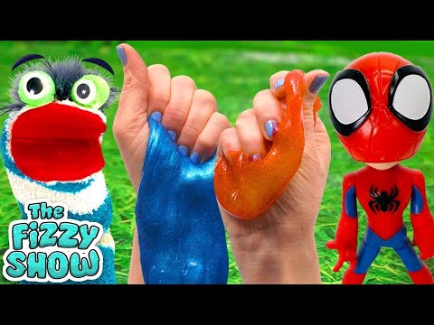 Fizzy & Phoebe Make DIY Slime For Spidey and His Amazing Friends | Fun Videos For Kids
