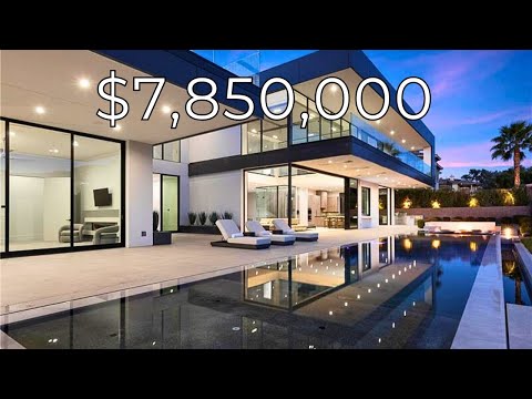 Inside a $7,850,000 Epic Mansion with a 6+ Car Subterranean Garage in Las Vegas!