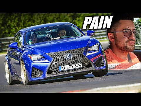 SUFFERING in Lexus RC F on the Nürburgring