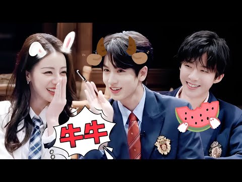 【MultiSub】热巴彩排一分钟摆八百个可爱pose！贴脸开大张凌赫问为什么是牛！#开始推理吧 #综艺 #娱乐 #迪丽热巴 #张凌赫 #刘宇宁