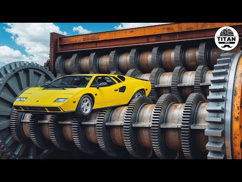 Most Insane Shredding Machines That Destroy Everything | Fastest Car Crushers in Action! #12