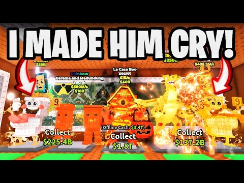 I Made a SCAM YouTuber CRY in Steal a Brainrot..