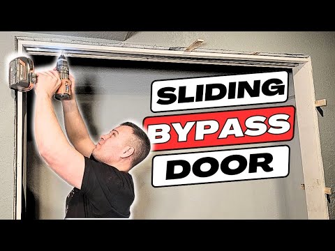 Installing A Stylish Bypass Closet Door || E12 Finishing A Basement