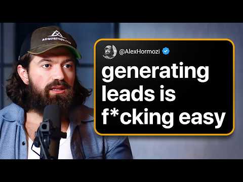 Alex Hormozi's Lead Generation Strategy for 2025