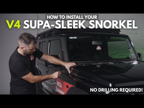 Supa-Sleek 'No-Drill' Jimny Snorkel Installation Guide!