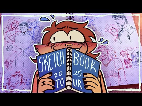 I finished my sketchbook! SKETCHBOOK TOUR TIME!! | 2025