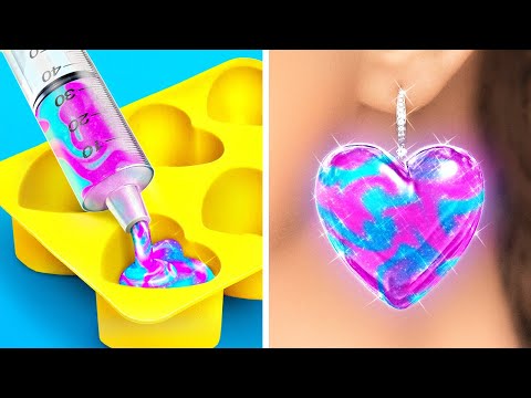 HÜBSCHE BASTELIDEEN & HACKS MIT ALLTAGSZEUG! || süßer Schmuck & 3D-Stift-Hacks auf 123 GO! Serie