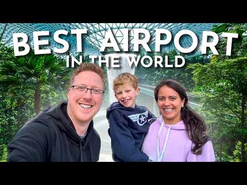 We Stayed Overnight at Worlds BEST Airport - Changi Airport, Singapore 🇸🇬