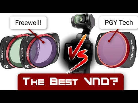 DJI Osmo Pocket 3 Variable ND filters | Freewell vs. PGY Tech