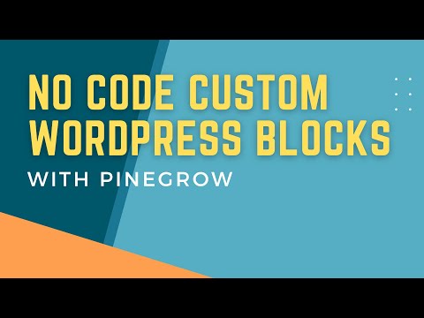 The No-Code way to Create Native Gutenberg Blocks with Pinegrow