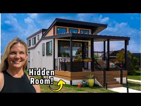 THRIVING in Her Amazing Tiny House with a Hidden Room!