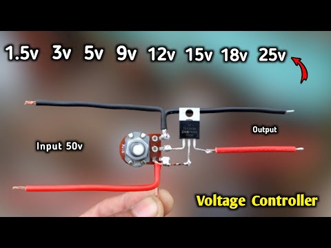 Voltage controller | how to make voltage controller at home | Z44n mosfet | z44n project