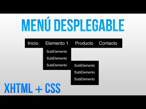 How to make a drop-down menu with HTML and CSS