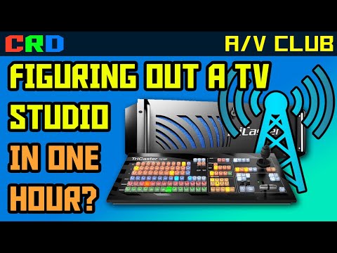 Learning to run a broadcast in ONE HOUR [Tricaster TCXD850]
