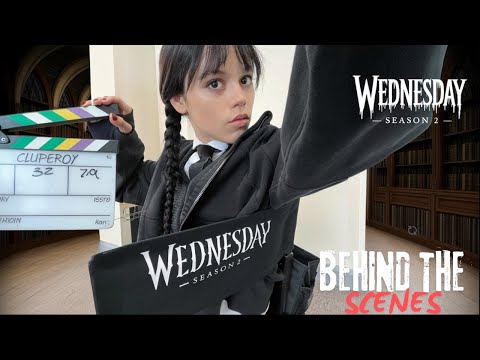 Wednesday Season 2 Behind The Scenes - Funny Moments, Set Bloopers