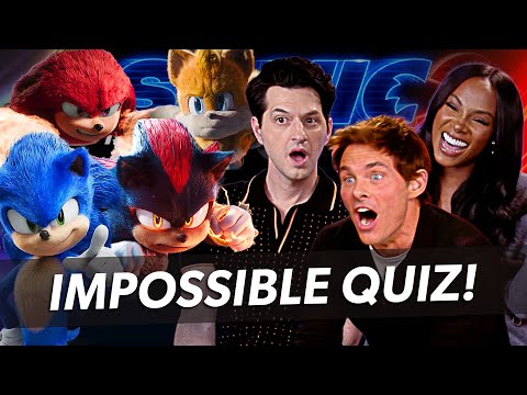 "Umm... Cyclops? 😭" | Sonic the Hedgehog 3 Cast Take The SUPERSONIC SPEED Trivia Quiz 📝 | Clocked In