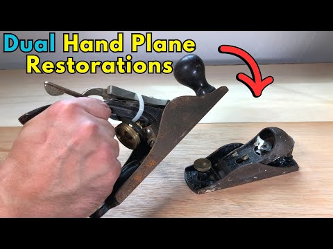 Bringing 2 Stanley Hand Planes Back to Life! - ASMR Restoration