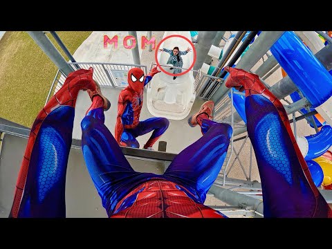BEST TOP 3 SPIDER-MAN TWINS ESCAPING ANGRY MOM BEST PARKOUR POV in Real Life