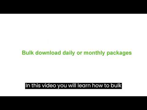 TED - Bulk download daily or monthly packages – tutorial