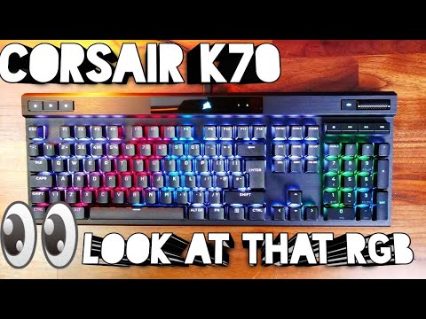 Corsair K70 RGB Pro Unboxing - 20 layers of RGB and more besides! (Cherry MX Red RGB)