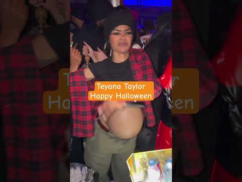 Teyana Taylor Halloween Party NYC #teyanataylor #happyhalloween #costume