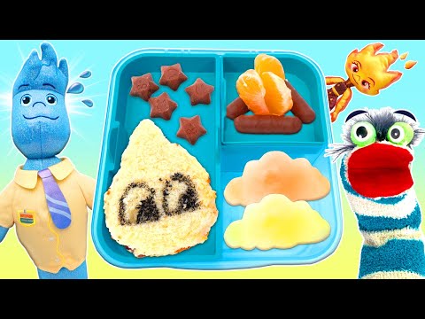 Fizzy Makes A Disney Pixar Elemental Wade And Ember Lunch Box | Fun Videos For Kids