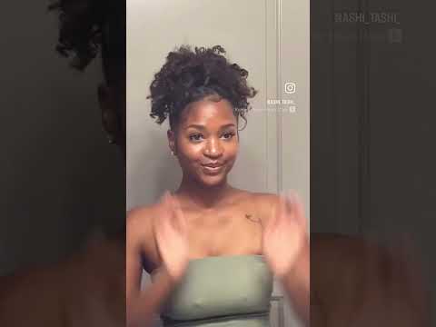 Quick natural style #hairstyle #naturalhair #shorts