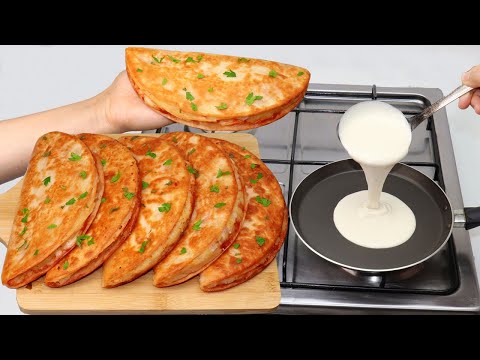 وداعا للكسل في 5دقائق حضري فطائر المقلاة السائلة السريعة إقتصادين بدون حليب ولا بيض لا لحوم ولا تونة