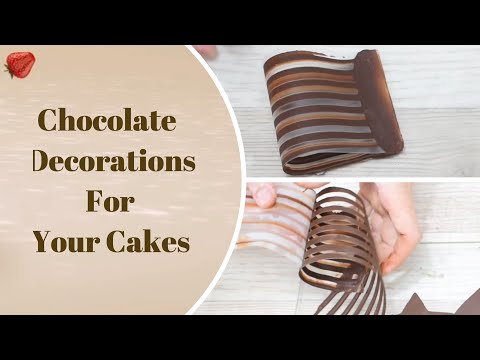 Learn how to make amazing chocolate decorations for your cakes, cupcakes & desserts.