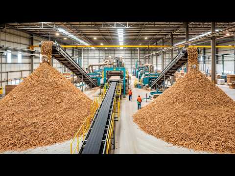 ¿Cómo se hace?. ¡Así se Fabrica CHAPA de MADERA para un Mercado de $40 MIL MILLONES! 🌳💰