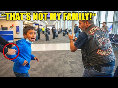 "That's Not My Family" — Boy's Desperate Whisper at Airport Made Biker Call TSA Before Boarding