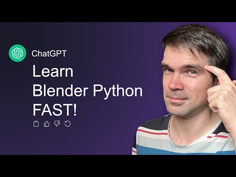 How to learn Blender Python with ChatGPT