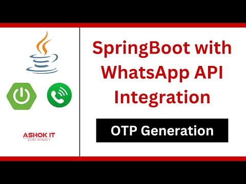 Spring Boot with WhatsApp Business API Integration | OTP Generation