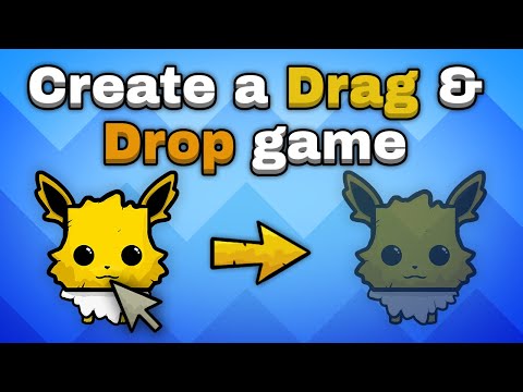 How to make a drag and drop game in Unity