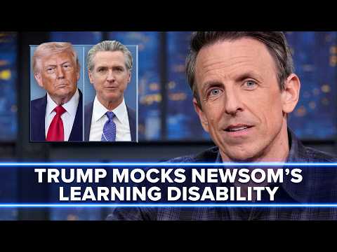 Trump Calls Newsom’s Learning Disability “Political Suicide”