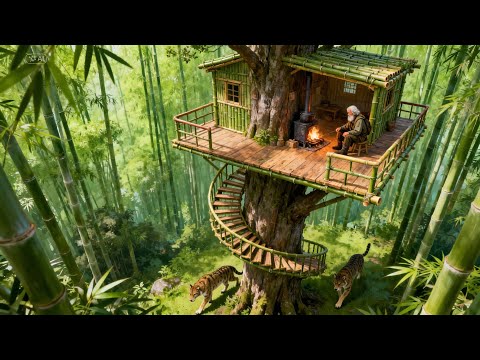 Compilation of Treehouse Building Videos to Avoid Dangers on the Ground