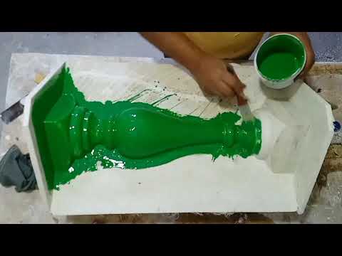 طريقة عمل قوالب البرامق من الفايبر ... How to make fiberglass molds