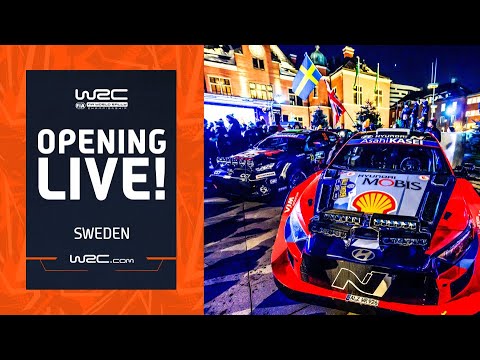 🔴 Opening Ceremony LIVE | WRC Rally Sweden 2025