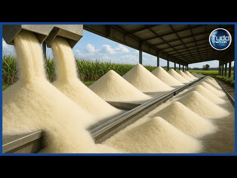 How White Rice is Produced in the Factory. Incredible Rice Cultivation and Processing Process