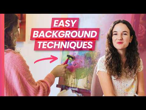 The Easiest Way to Paint a Landscape Background
