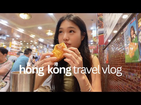 Hong Kong Travel Vlog 🇭🇰 | where to eat & what to do for a quick day trip