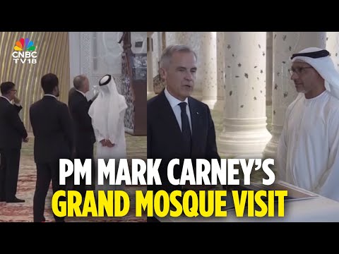 Canada PM Mark Canrney Visits Abu Dhabi Grand Mosque | Carney's UAE Visit | N18G