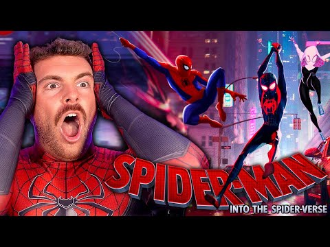 First time watching SPIDER MAN: into the Spider Verse!! *reaction*