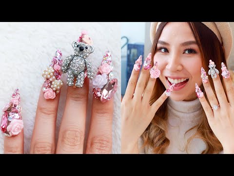 Japanese Celebrity Nail Artist Gave Me Extreme 3D Nail Art 💅🏻 | Best in Beauty