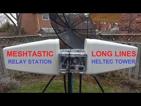 Meshtastic Long Lines Relay Tower Station